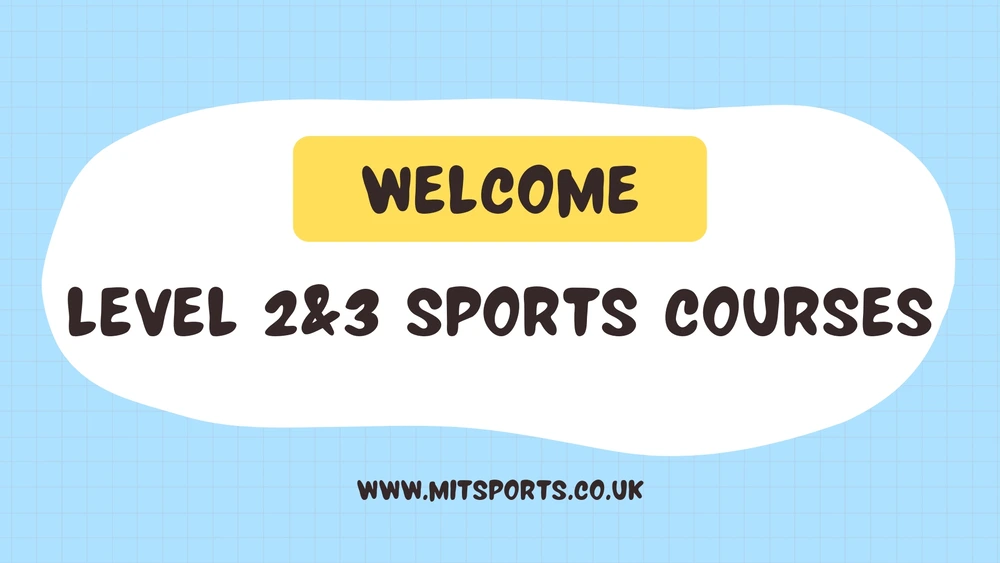 Level 2&3 Sports Courses